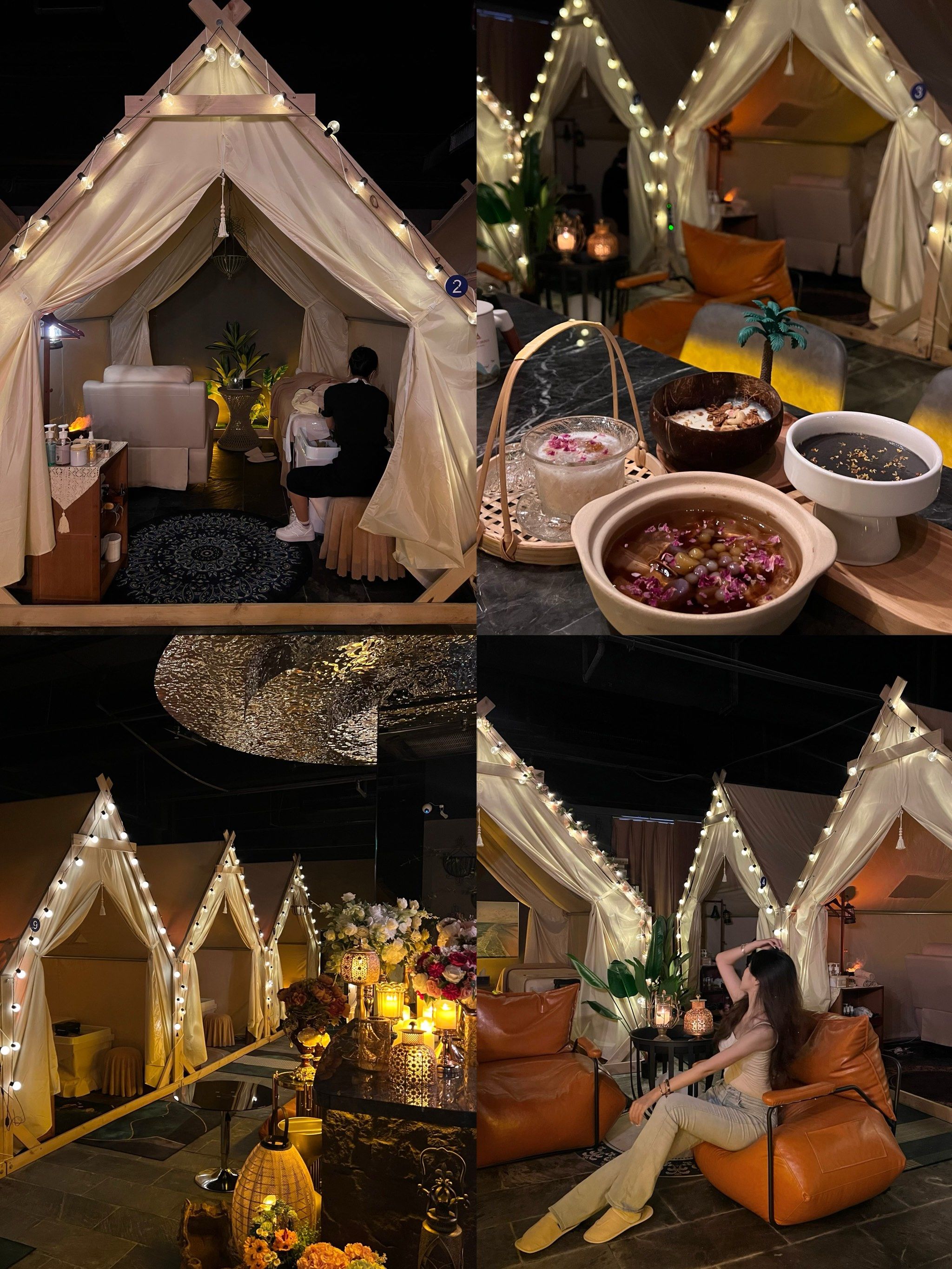 深圳首家0269♀爱丽丝梦游仙境般的露营风头疗spa