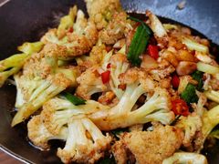 有机菜花炒肉-湘约爨厨(太白立交店)