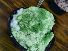 雪花冰（抹茶味）-串妹花式冰粉(乐山总店)