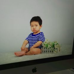 -海岸风光儿童摄影
