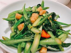 猪油渣生炒菜心-小荔园·粤菜小馆(美的悦然广场店)