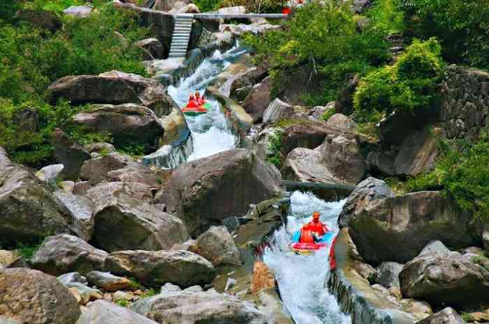 四明山李家坑漂流