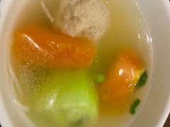 青菜丸子汤-富满美食