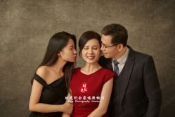 -时光纪亲子全家福照相馆(静安店母女写真父母纪念照)