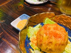 蟹籽熔岩土豆沙律-鸟鹏烧鸟居酒屋(熙龙湾店)