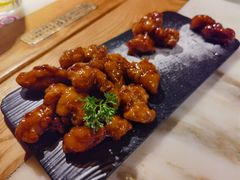 雪花糖醋里脊-绿茶餐厅(西单老佛爷店)