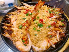 蒜蓉铁板虾-金谷园饺子·烧烤(人大总店)