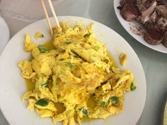 葱炒笨鸡蛋-华龙特色大骨鸡农家菜馆