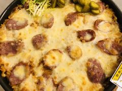 红酱德肠焗饭-陶野咖啡·面包披萨