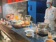 自助取餐区-北京希尔顿逸林酒店-逸轩西餐厅-自助餐厅