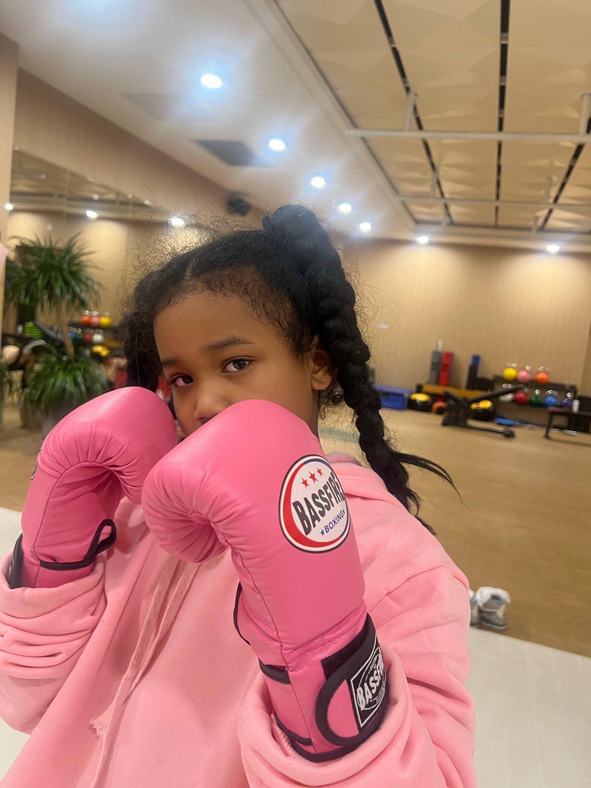 儿童拳击从小朋友毅力