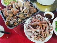 清蒸扇贝-海之蓝农家海鲜饭店