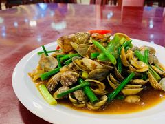 姜葱炒花甲-皓景海鲜·地标美食(双月湾店)