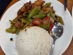 尖椒牛肉烩饭-煲煲掂风味煲仔饭餐厅(西区店)