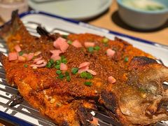 腌过再烤的鲈鱼-苦尽酒馆·川菜(鼓楼店)