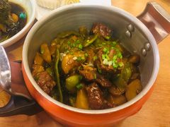 排骨压锅油豆角-小土豆北方菜馆(方庄店)