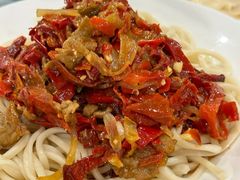 油辣子肉拌面-汗腾格里·风味餐厅(新疆驻京办店)