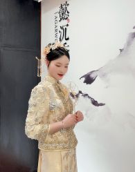 -懿沉香中式嫁衣礼服秀禾服龙凤褂马来褂旗袍总店