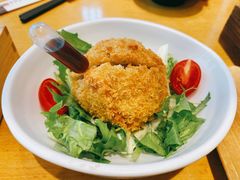 酥炸猪肉裹温泉蛋-胜博殿日式炸猪排(西红门店)