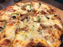 香草鸡肉披萨-疯克大象美式烤肉餐厅