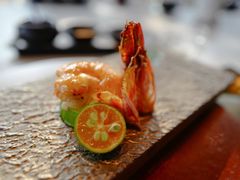 海胆酱烤对虾-一板铁板烧·隐秘一线江景花园餐厅(西湖左岸·天元店)