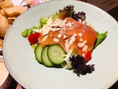 烟熏三文鱼凯撒沙拉-缦云里花园餐厅