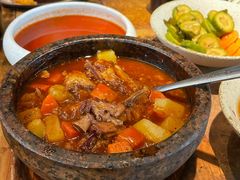 红酒烩羊腩-山杏yama-katsu·吉列炸物