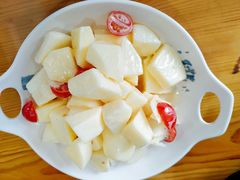 水果沙拉-八次方密云水库鱼粘卷子·熏鸽子·农家菜
