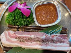 -明洞阿姨·韩式酱蟹烤肉·创意料理(三元桥店)