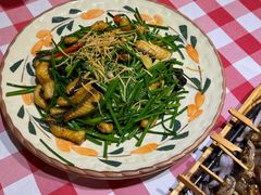 韭菜花炒顺德鳝柳-龙桥私厨·姜花菊花过桥鱼·顺德菜(容桂店)