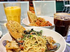 pasta Amatriciana with Italian meatballs-Cafe Mary Grace - NAIA Terminal 3