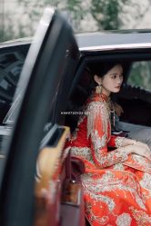-懿沉香中式嫁衣礼服秀禾服龙凤褂马来褂旗袍总店