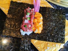 海胆生牛肉手卷-老乾杯和牛烧肉(王府中环店)