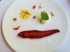 挪威烟熏三文鱼水晶黄瓜香槟奶油-福楼法餐厅FLO