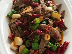 爆炒羊肝-祖传曾羊肉饭店