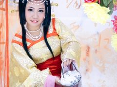 万安——人间富贵花-九月鹰飞汉服摄影工作室