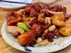 椒香虾仁爆鸡球-陈傻子餐厅(世纪都会店)