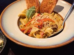 亚式牛肉咖喱炒宽面-bluefrog蓝蛙(水游城店)