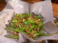 芥菜炒火腩-渔米粥(罗湖店)