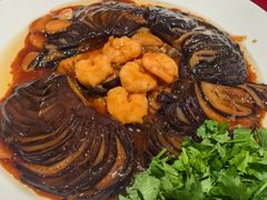 虾仁菊花茄子-燕春楼(海河华鼎店)