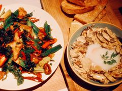 滇南杂菌配酸面包-山野板扎·云贵川Bistro(上海首店)
