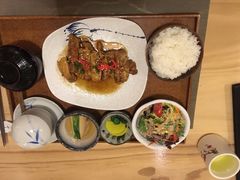 猪肉生姜烧定食-长崎屋·日本料理·刺身·烧鸟(天河北路店)