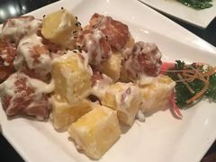 菠萝油条虾-鹿港小镇(悠唐店)