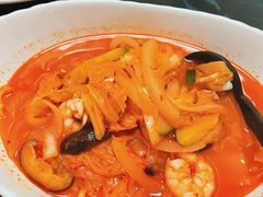 海鲜辣汤面-桃园中华料理炸酱面(燕儿岛路店)