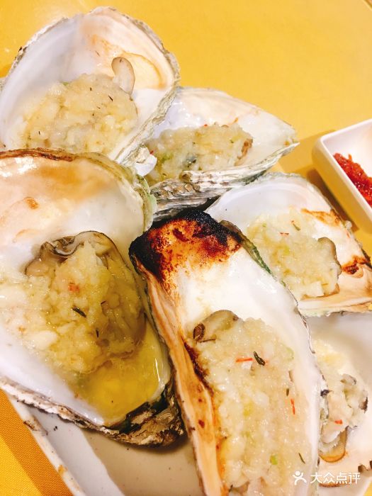 瑛记茶餐厅-烤生蚝-菜-烤生蚝图片-镇江美食-大众点评网