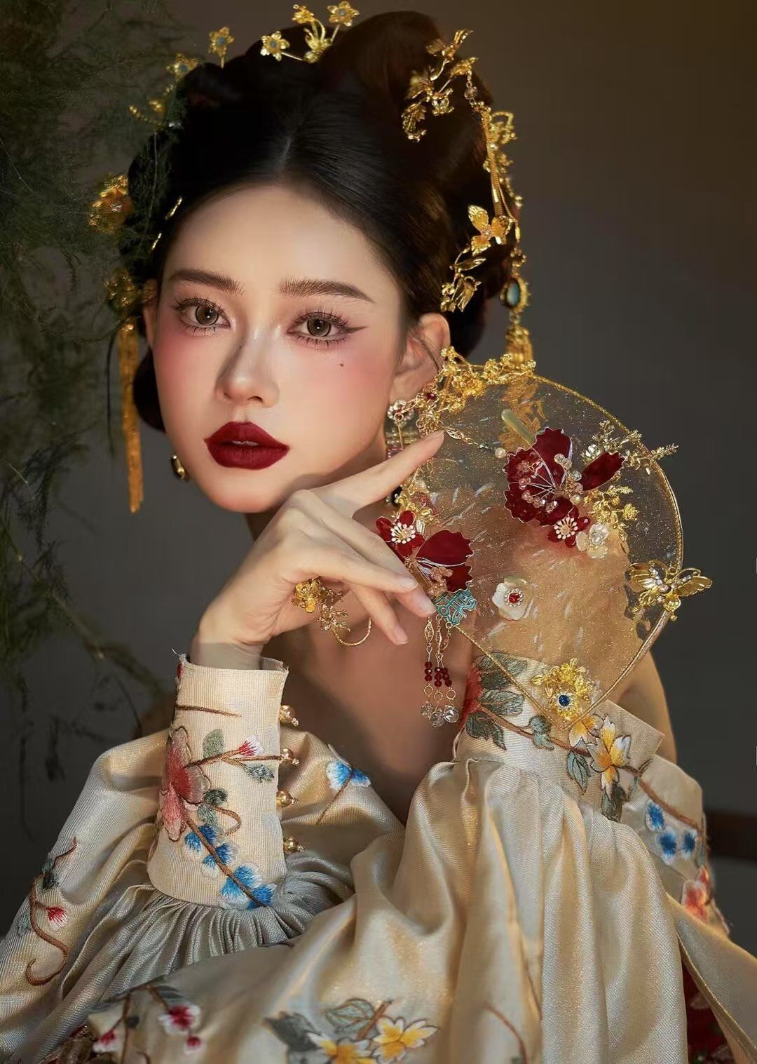 古风新娘发型艺术