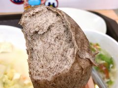黑米奶香馒头-北大学一食堂