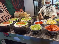 三文治制作-三英温泉度假酒店-自助餐厅