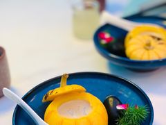 奶油雪贝南瓜汤-花开餐厅(环湖中路店)