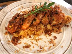 南洋大虾龙利鱼宽面-HELLO 27 意面·沙拉·帕尼尼